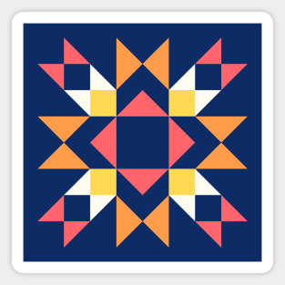 SCANDINAVIAN STARS quilt pattern 05 Magnet